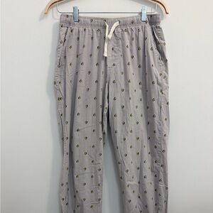 Old Navy Men's Gray Avocado Pattern Pajama Pants